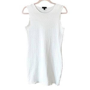 Topshop White Seersucker Sleeveless Mini Dress